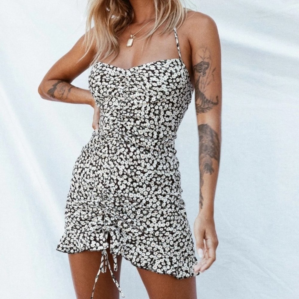 Princess Polly Ruched Halter Dress